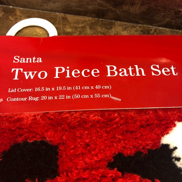 NWT-Santa Claus-2 Pc Bath Set by Winter Wonderland - Picture 4 of 5